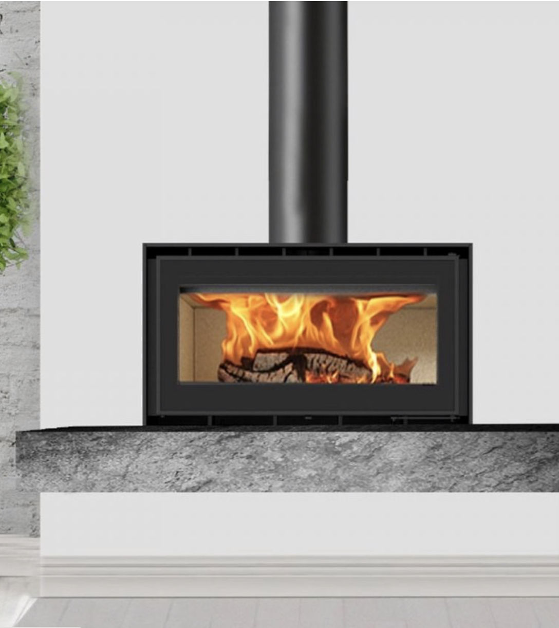 ADF Linea 85 B Freestanding Wood Heater - Wignells Heating & Cooking